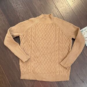 Bcbg Cable Knit Tan Sweater